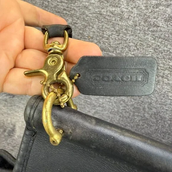 ✅VTG Coach Beekman 5266 Black Leather Briefcase Business Messenger/Laptop Bag - Picture 6 of 16